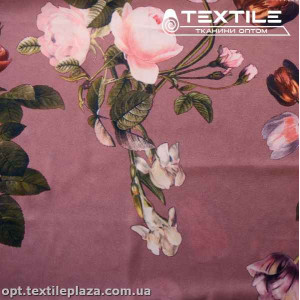 Армани шелк цветной 3515D4C1 розы, пыльная роза