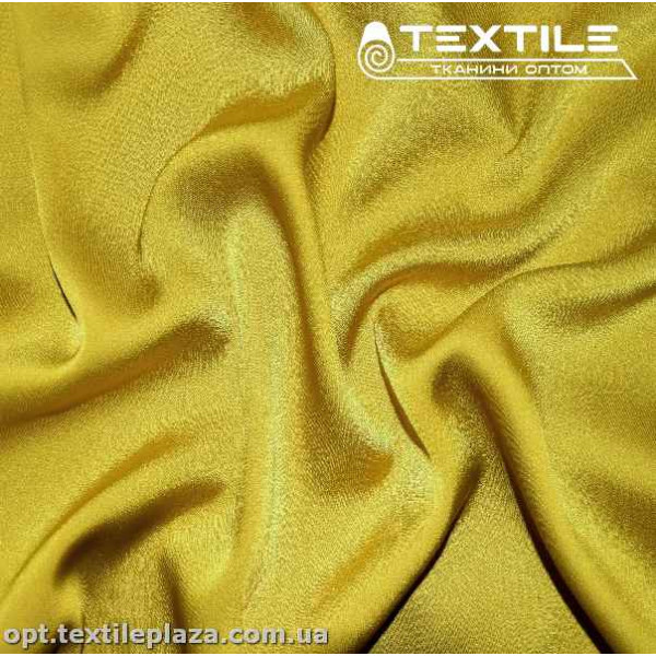 Армани шелк однотонный 4036C50 золотисто-горчичный