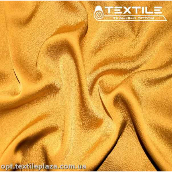 Армани шелк однотонный 3610C12 желто-горчичный