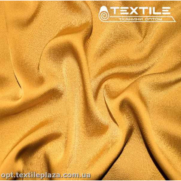 Армани шелк однотонный 2124C50 оранжево-желтый