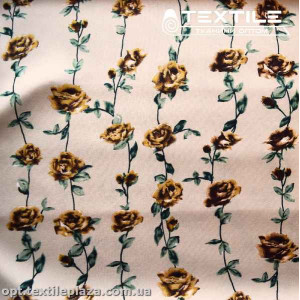 Армани шелк цветной 3541D1C2 мелкие розы, пыльная роза