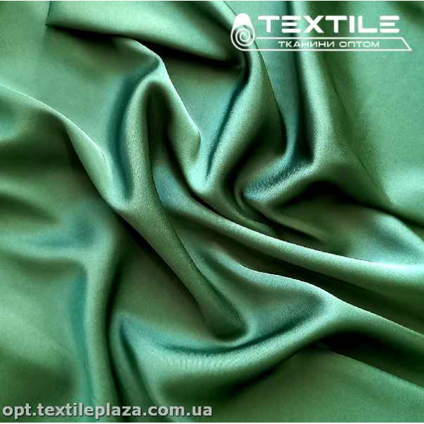 Армани шелк однотонный 4203C55 изумрудно-зеленый