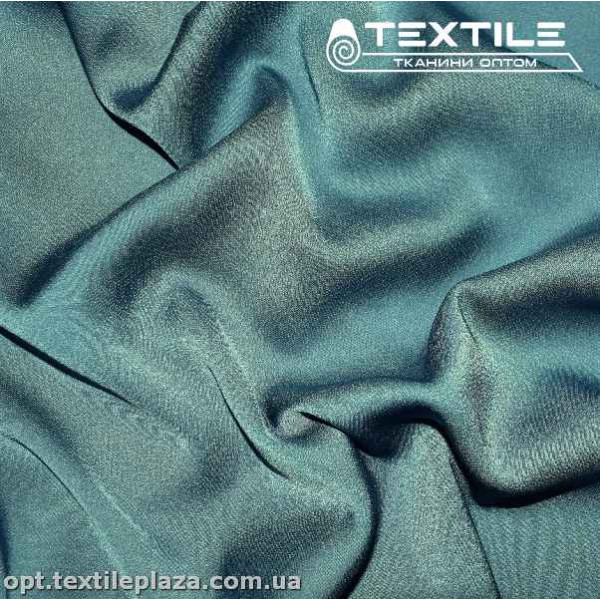 Армани шелк однотонный 2185C22 петролево-синий