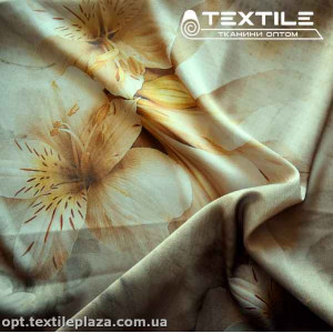 Армани шелк цветной 3862D5C1 лилии, хаки