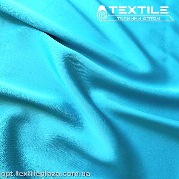 Армани шелк однотонный 4203C37 яркая бирюза