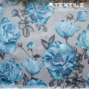 Армани шелк цветной 3892D052C2 голубой шиповник, серебристый