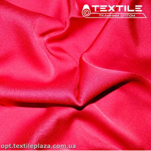 Армани шелк однотонный 4181C34 ярко-красный