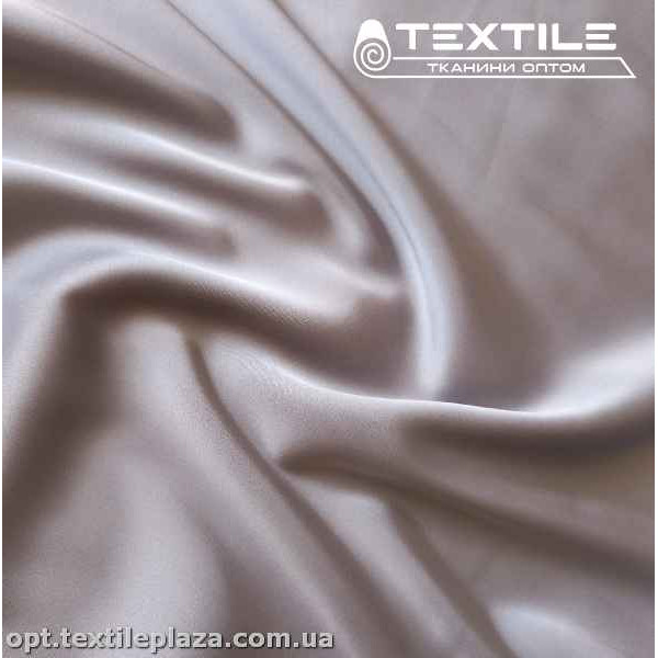 Армани шелк однотонный 4203C61 серебристо-серый