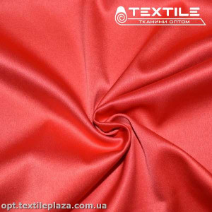 Атлас плотный однотонный 4011C12 алый