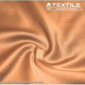 Атлас плотный однотонный 3860C17 кофе с молоком