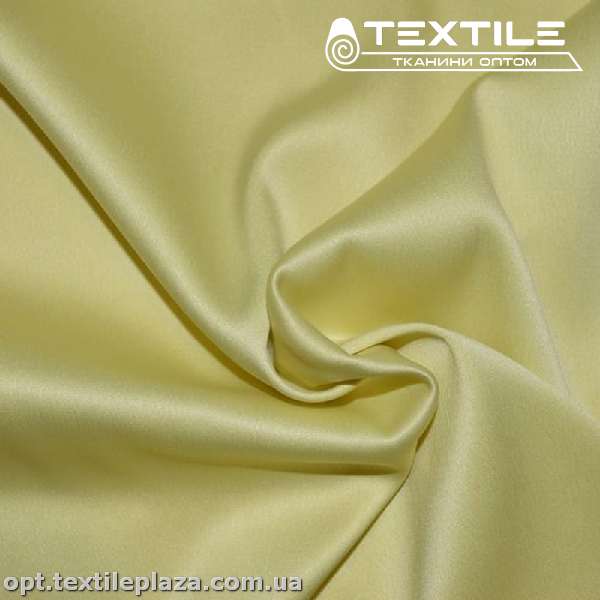 Атлас плотный однотонный 4011C15 желтый