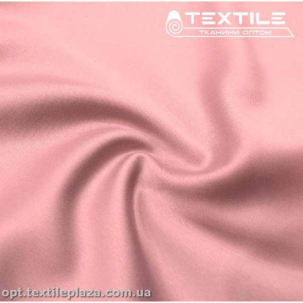 Атлас плотный однотонный 3860C20 светло-розовый