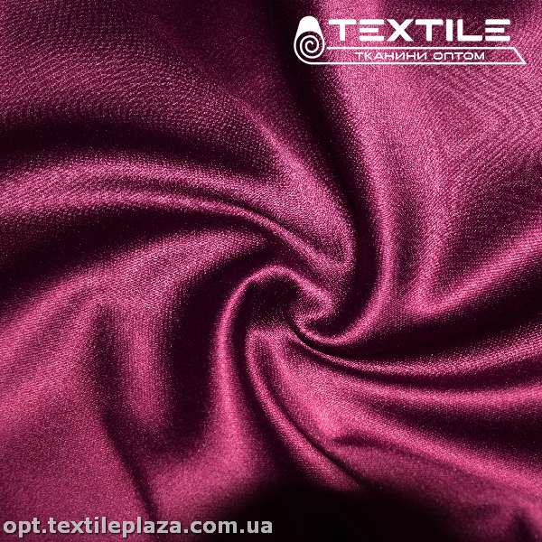 Атлас плотный однотонный 3969C11 темно-лиловый