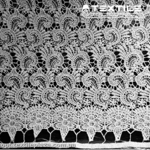 Ажур 5810 люрекс серо-белый