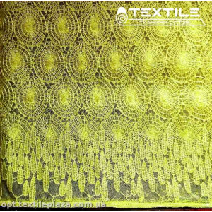 Ажур 5810 пайетки лимонно-салатовый