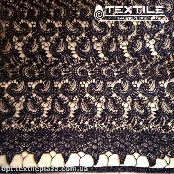 Ажур 5810 люрекс темно-синий