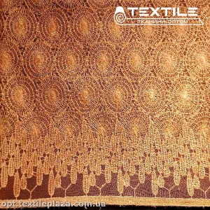 Ажур 5810 пайетки оранж