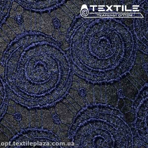 Ажур 5810CHE спирали темно-синий