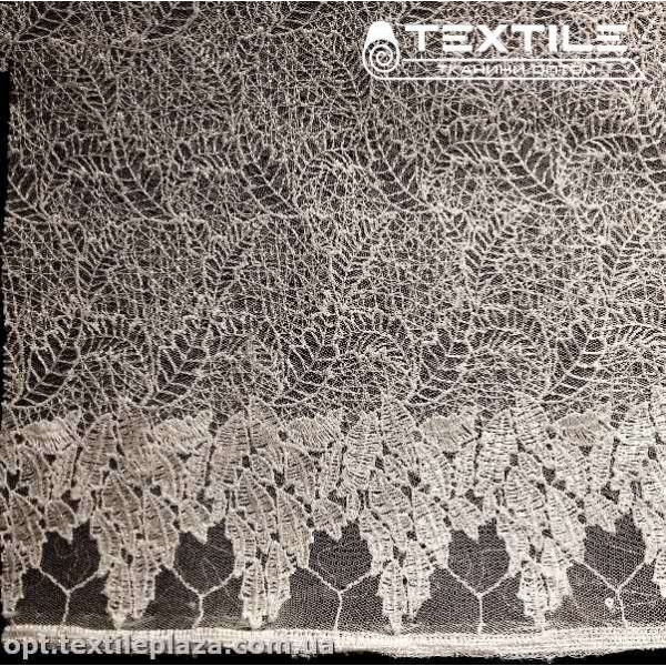 Ажур 5810 пайетки белый