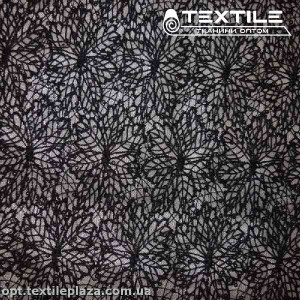 Ажур 5810TU/SP астра с пайетками черный