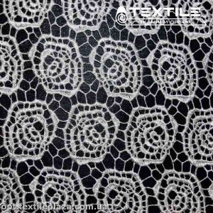 Ажур 5810CHE крупная роза белый