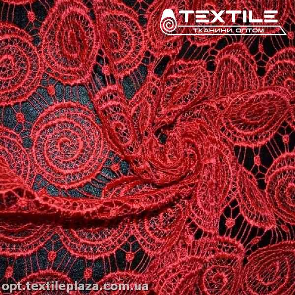 Ажур 5810CHE спирали красный