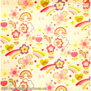 Байка B005 зверюшки, белый