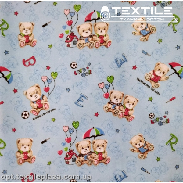 Байка B006 медвежата, голубой