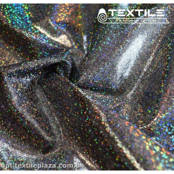 Бифлекс (купальник) голограмма 24417D2C7 серебро на чёрном