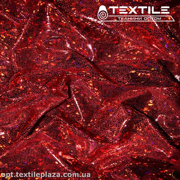 Бифлекс (купальник) голограмма 6098C8 красный
