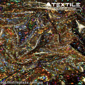 Бифлекс (купальник) голограмма 6098C5 золото на черном