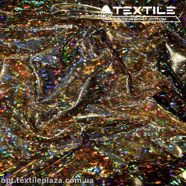 Бифлекс (купальник) голограмма 6098C5 золото на черном