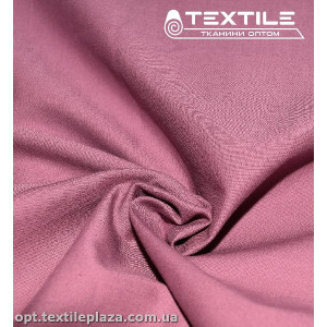 Коттон тонкий стрейчевый однотонный 3222C27 пыльно-розовый