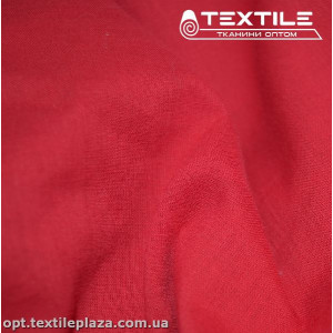 Коттон тонкий стрейчевый однотонный 20662C6 красно-вишнёвый