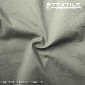 Коттон тонкий стрейчевый однотонный 4033C9 серый