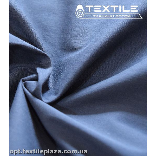 Коттон тонкий стрейчевый однотонный 3847C16 джинс