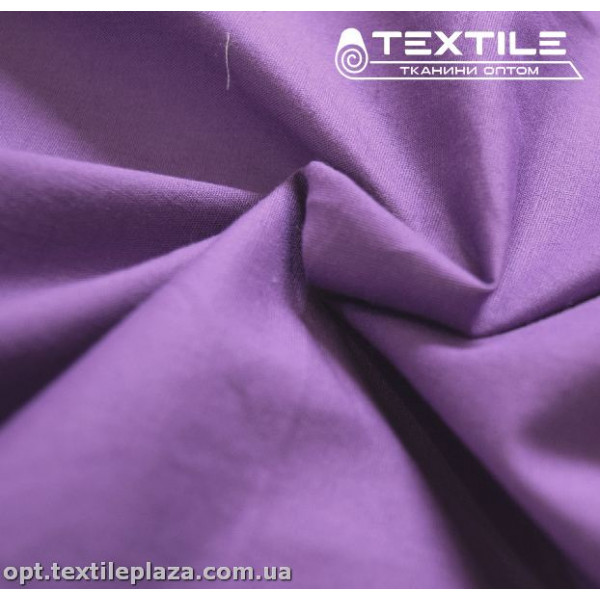 Коттон тонкий стрейчевый однотонный 8453C5 фиолетовый