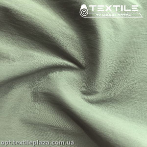 Коттон-нейлон стрейчевый однотонный 3880C7 серо-петролевый