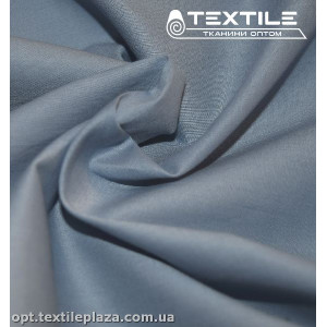 Коттон тонкий стрейчевый однотонный 3222C30 пыльно-голубой