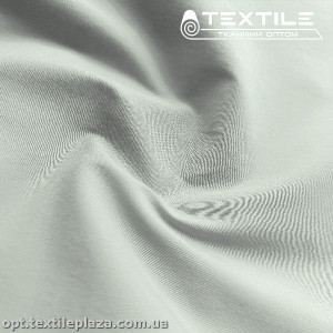 Коттон-нейлон стрейчевый однотонный 3879C2 серебристо-серый