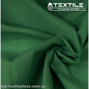 Коттон тонкий стрейчевый однотонный 3687C7 бутылочный