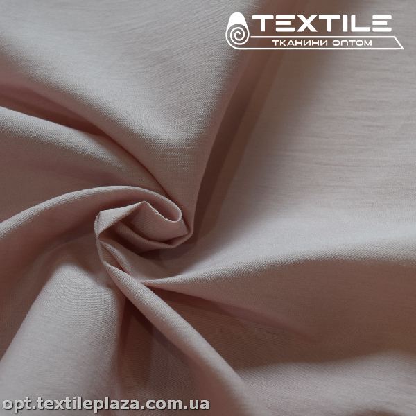 Коттон тонкий стрейчевый однотонный 3222C13 пудровый
