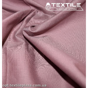 Коттон тонкий стрейчевый однотонный 3504C15 пыльно-розовый