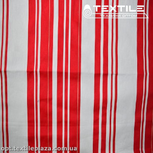Коттон плотный стрейчевый цветной 3158D71C1 полоска, красный