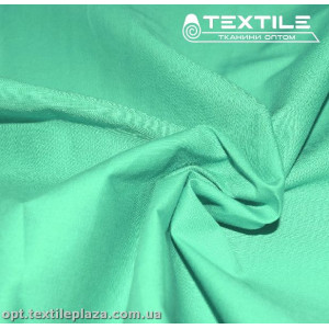 Коттон тонкий стрейчевый однотонный 2723C7 мятный