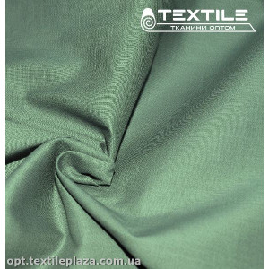 Коттон тонкий стрейчевый однотонный 3847C25 хаки