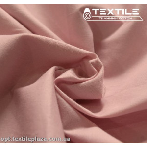 Коттон тонкий стрейчевый однотонный 3504C7 розовый