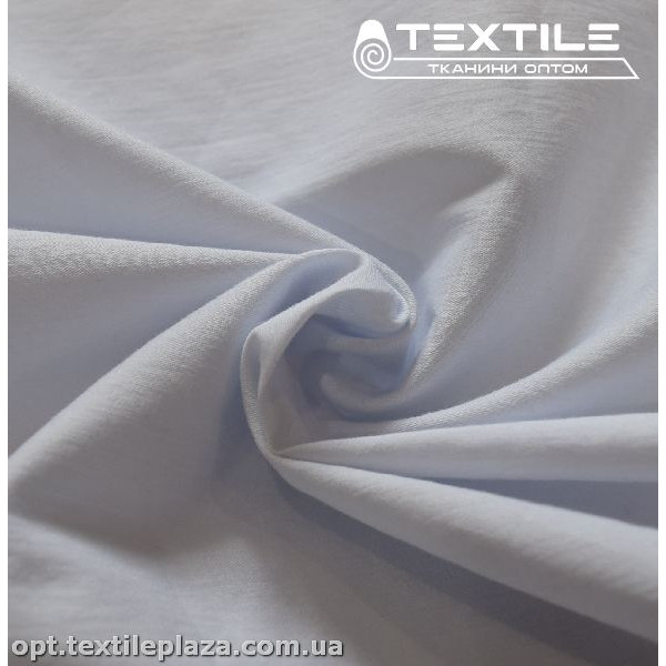 Коттон плотный стрейчевый однотонный 3845C1 белый