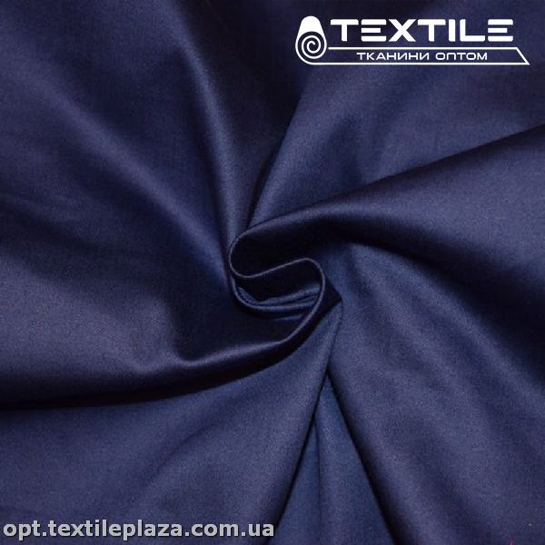 Коттон плотный стрейчевый однотонный 2280C7 сине-фиолетовый
