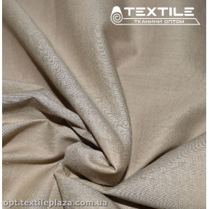 Коттон тонкий стрейчевый однотонный 3847C7 серо-бежевый